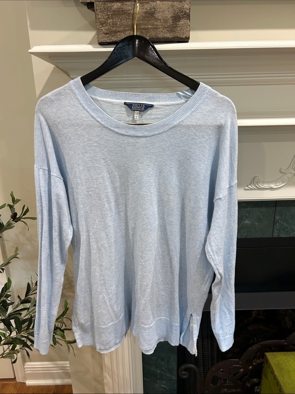 Joules Pale Blue Knit Crewneck